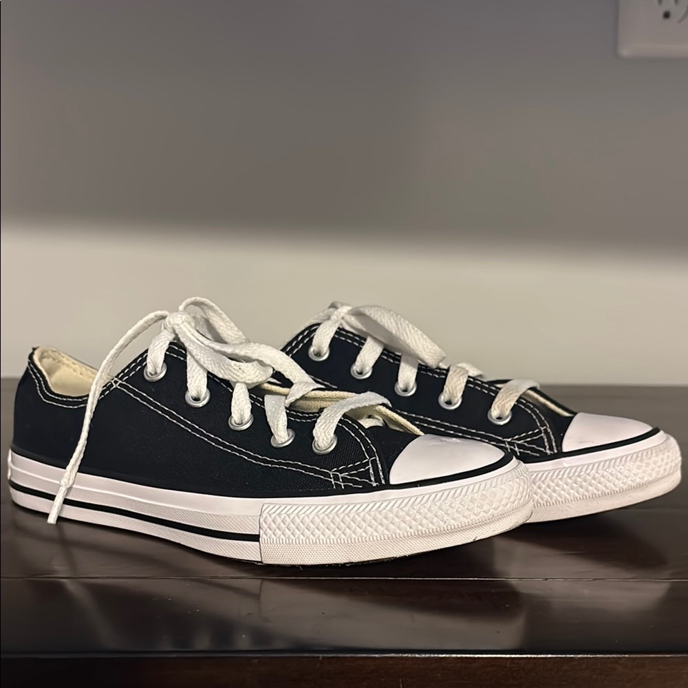 Converse Black and White All Star Sneakers